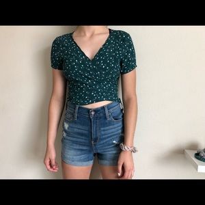 Brandy melville wrap top
